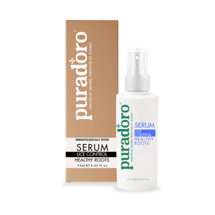 Sérum Capilar Antiparasitário & Cebolas Saudáveis – Elimina piolhos e lêndeas, protege o cabelo 75ml
